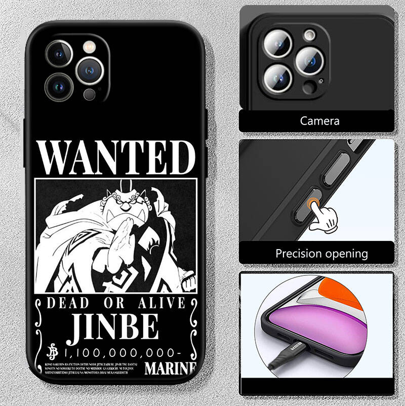 MH153 Wanted One Piece Phone Shell Case for iPhone 7 8 11 12 13 14 15 16 17 16E XS Pro Max XR X SE Air