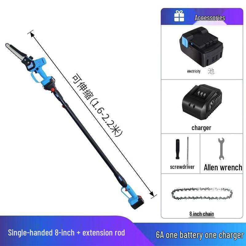 

Cordless Extendable Electric Pole Saw CN plug (adapter included)