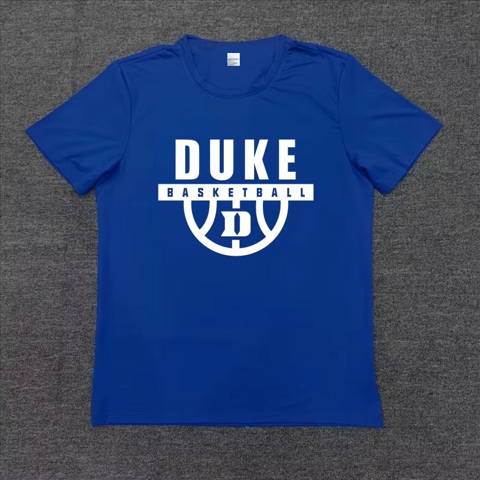 North America Limited Duke North Carolina University Men's and Women's Basketball T-shirt Sport Cotton Short Sleeve Clothing