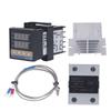 Cyfrowy termostat PID Szybki Dokładny Regulator Temperatury Grzałki z SSR Termopara K Biały