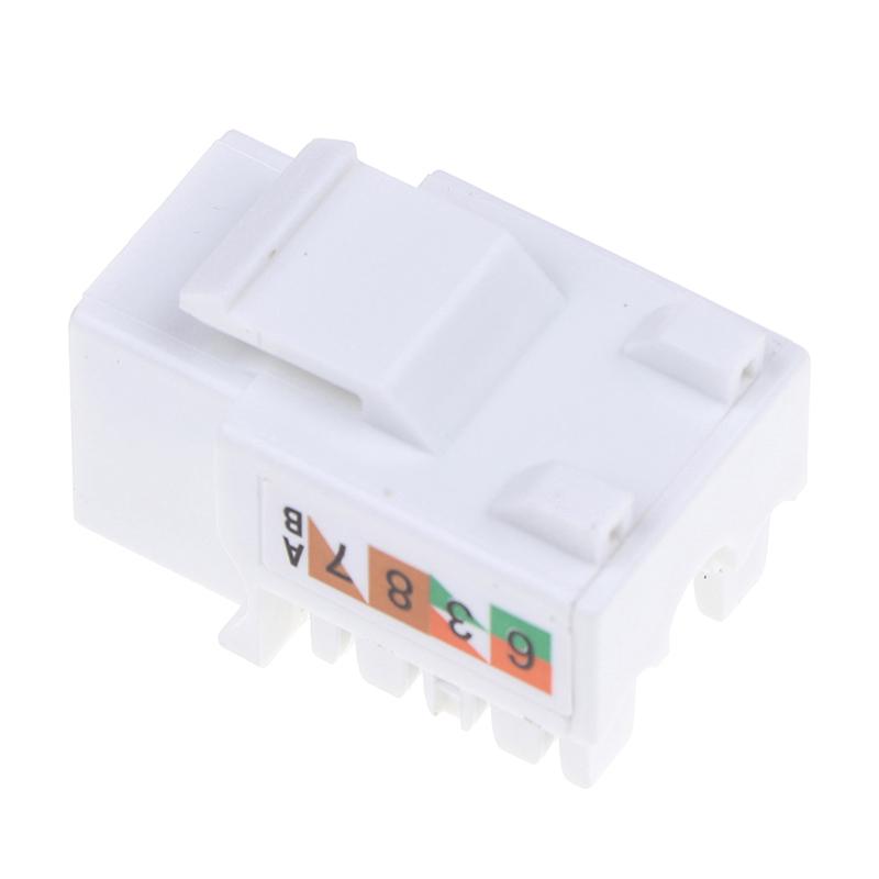 5ks Cat6 Rj45 110 Punch Down Keystone Počítačový modul Síťový Ethernet Jack
