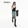 MO&Co. Women's Merino Wool Blend Henley Tank Top