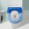 Toilet Seat Cover 1Pcs Soft Warmer Cushioned Pad Thickened Washable Bathroom Mat for Winter Comfort