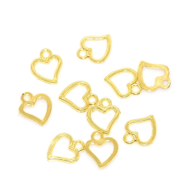 

Винтажные украшения в форме сердца из сплава ручной работы: Мини-подвески, Винтажные ожерелья, Браслеты, Подвески-шармы для серег