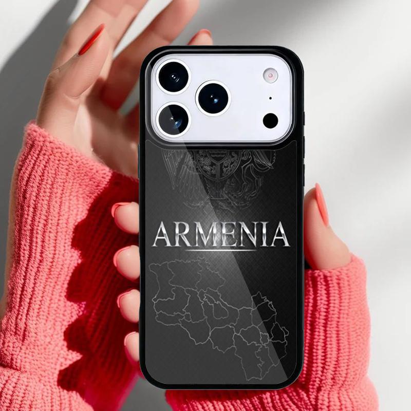 

Чехол для телефона с флагом Армении для iPhone 17 16 15 14 13 Pro Max Задняя крышка для 12 11 Pro Coque iPhone 12