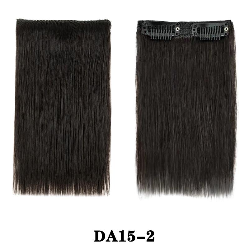 LISI HAIR Synthetic Short Straight Thick Hairpieces Clip In Thick Hairpieces Extensions Adding Extra Hair Volume For Women Daily Use