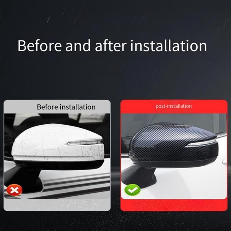 L10A Car Accessories For Toyota Land Cruiser 300 Series LC300  ABS Chrome Side Wing Rear View Rearview Mirror Cap Cover