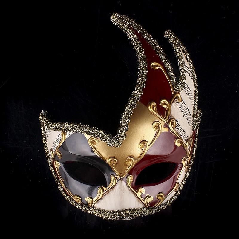 Halloween Christmas Party Mask Vintage Flame Costume Masquerade Ball Decor