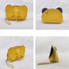 Korean  Solid Color Pu Leather Phone Purses Mini Elephant Crossbody Bags Ladies Lovely Casual Bags For Women