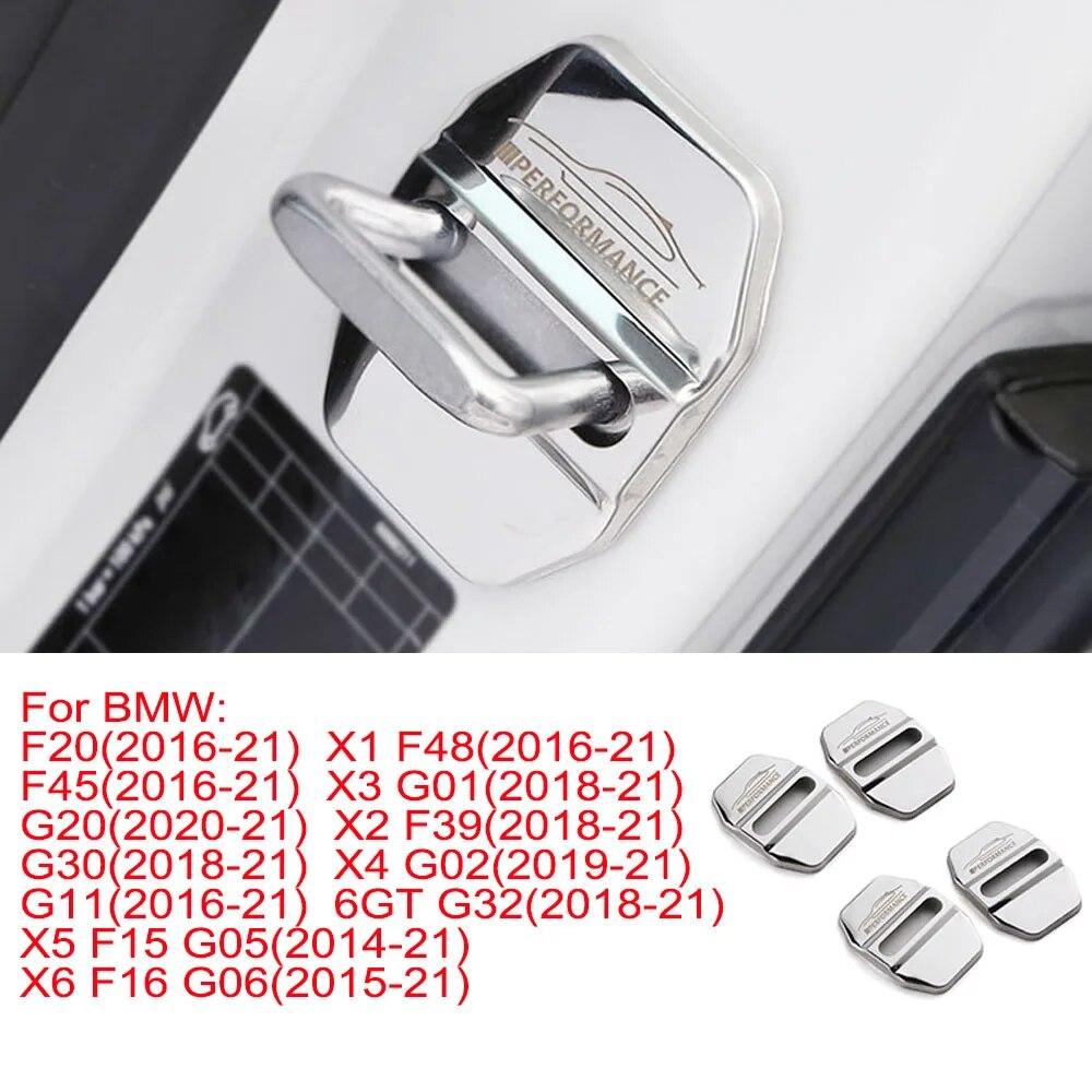 4 buc. Capac de blocare a ușii mașinii, accesorii pentru carcasă de cataramă pentru BMW F20 F45 G20 G30 G11 G32 X3 G01 X5 F15 G05 X6 F16 G06 X1 F48 X2 F39 X4