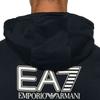 Emporio Armani EA7 Logo Print Hooded Zip-Up Long Sleeve Jacket Men Jackets Dark-Blue 6DPM53-PJVRZ-1562