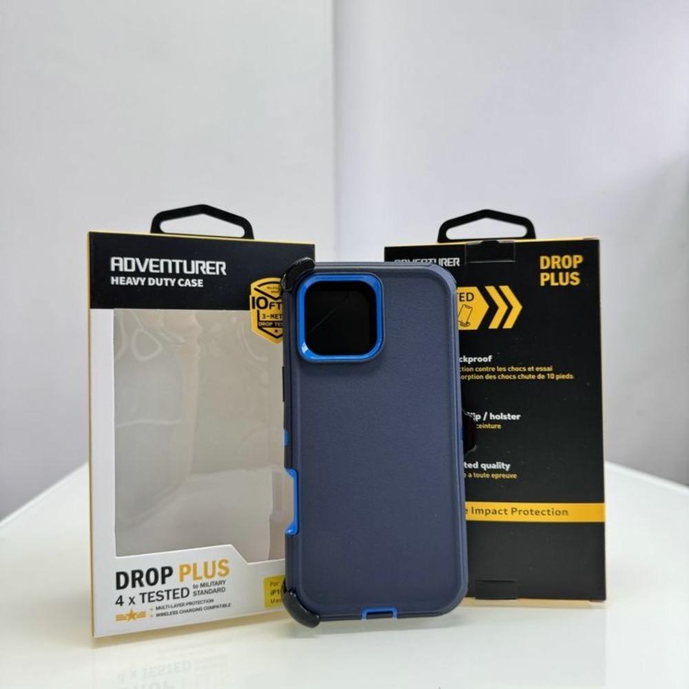 

Outdoor Rugged Defender Phone Case With Belt Clip For iPhone 17 16 15 14 13 12 11 Pro Max Plus 16e Shockproof Cover Box Package iPhone 13 Pro