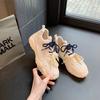 Grape Mother Studiolee Summer New Classic Soft Baseplate Shoes Round Head Splicing Breathable German Training Forrest Gump Shoes Women
