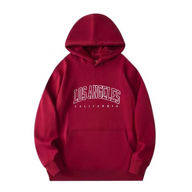 Autumn-Winter Women's Hooded Pullover Sweatshirt, European & American Style, Printed, Plus Size, Loose Fit, Thin Velvet, Trendy Ins.