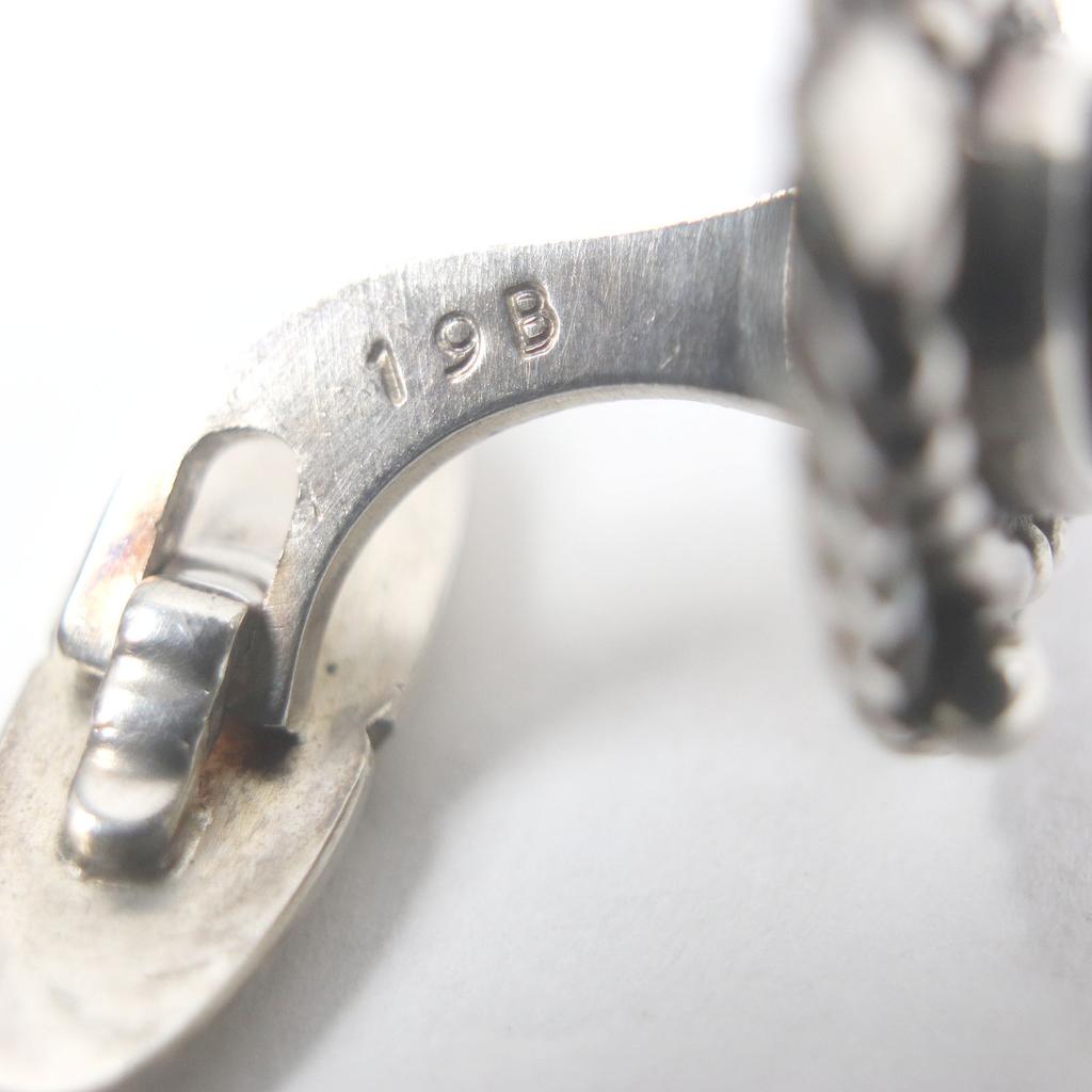 Świetne Spinki do mankietów Georg Jensen spinki do mankietów Srebrne czarne SV925 męskie 19B Używane