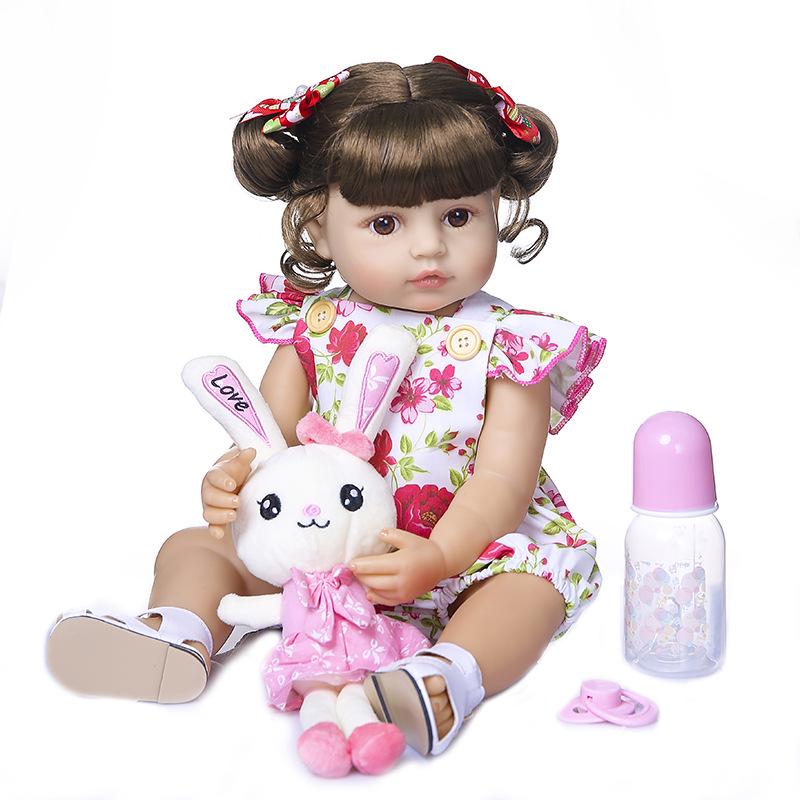 NPK Genuine 55CM Waterproof Full Silicone Reborn Baby Doll