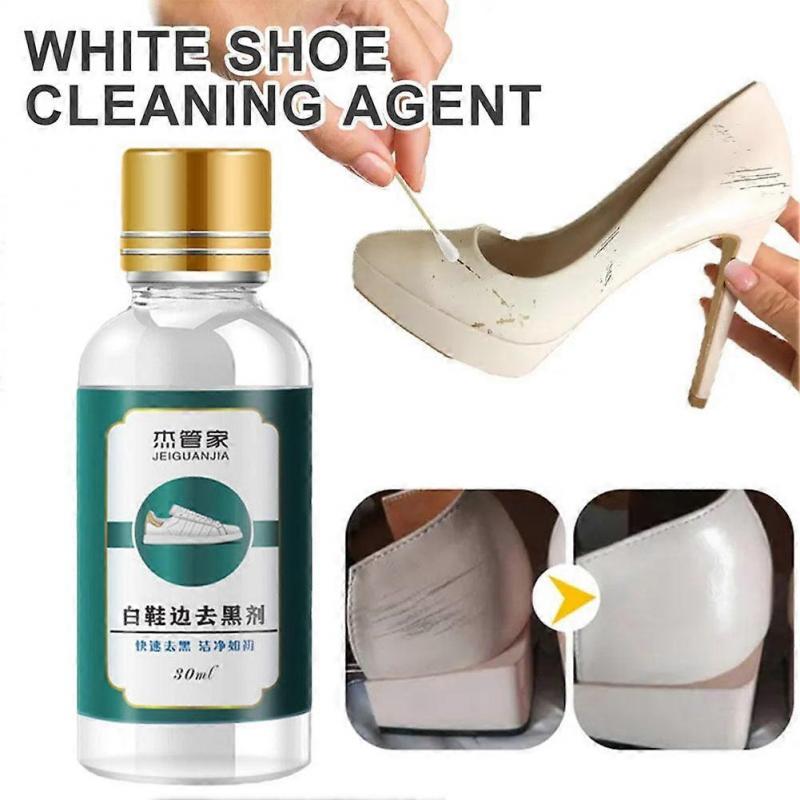 For Patent Leather Shoes Cleaner 30ML Effortless Black Mark Remover Gentle No Damage Formula One Wipe Off Shoe Care Kit