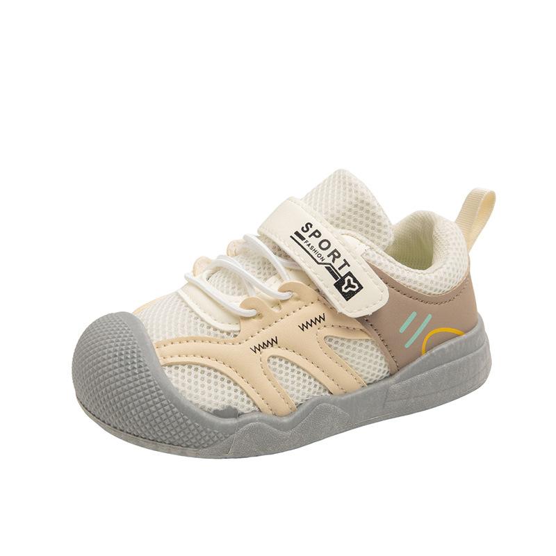 Baby boy toddler shoes mesh breathable children's sports shoes 2025 autumn new soft-soled casual shoes girls mesh shoes