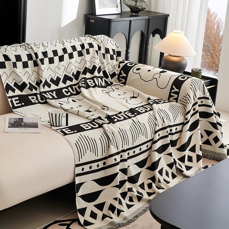 Chenille Sofa Towel Four Seasons Universal Sofa Cushion Non-Slip Simple Anti-Cat Scratch Double-Sided Available All-Inclusive Full Cover Cloth Cover