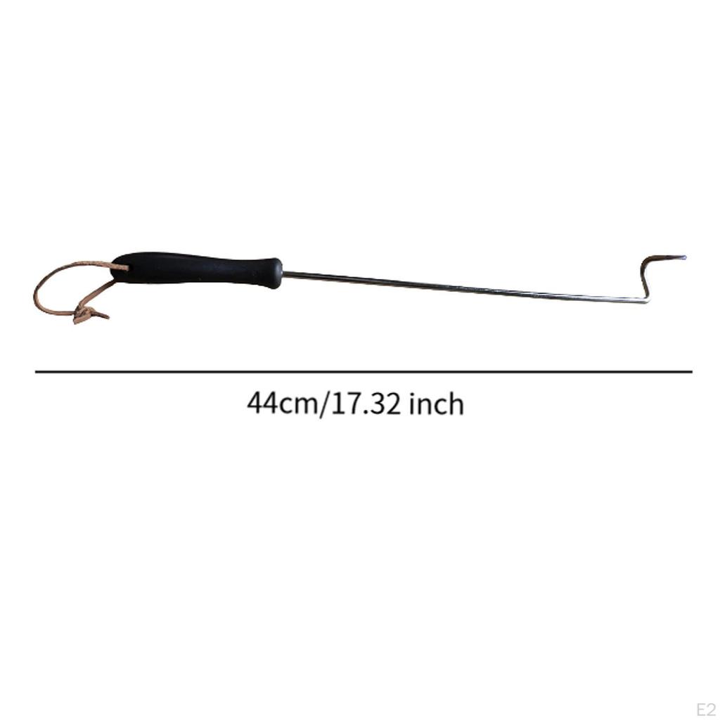 Food Flipper Barbecue Turner Hook Chicken BBQ Steak Grill Accessory for Flipping,