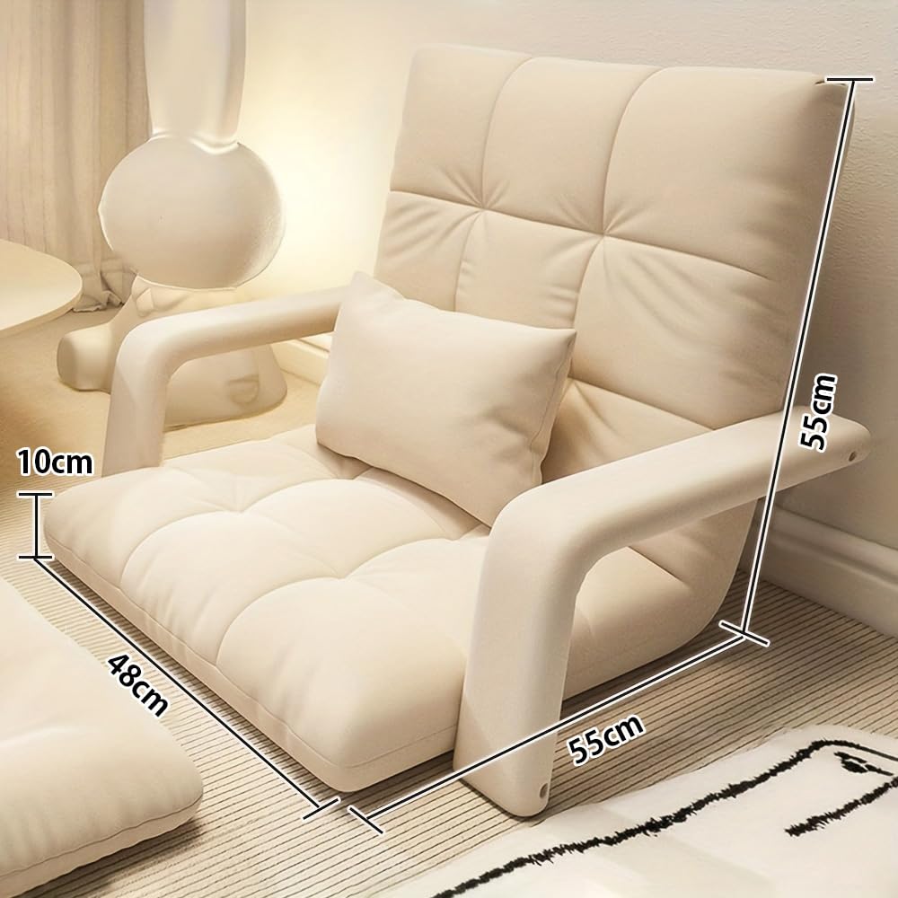 Sittepute med myk til gulvet 7 nivåer av høyde bredde 50 cm stol, fluffy, pute, berøring, stol, hvilestol, kompakt, enseters sofa, rygg, stol,