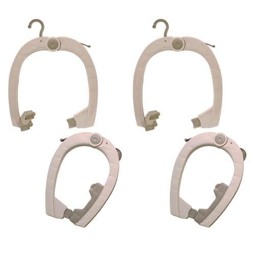 Twin Mall Laundry Drying Rack, Extra Large Easy-to-Use Futon Clips (4-Piece Set), TA-13