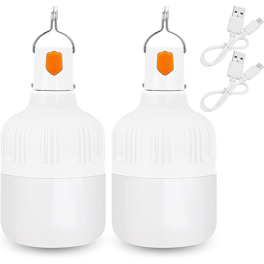 LED Bulb Lamps USB Charging Hook Up Bulbs Emergency Light Portable Tent Light Mobile LED Camping Lantern Night Light New