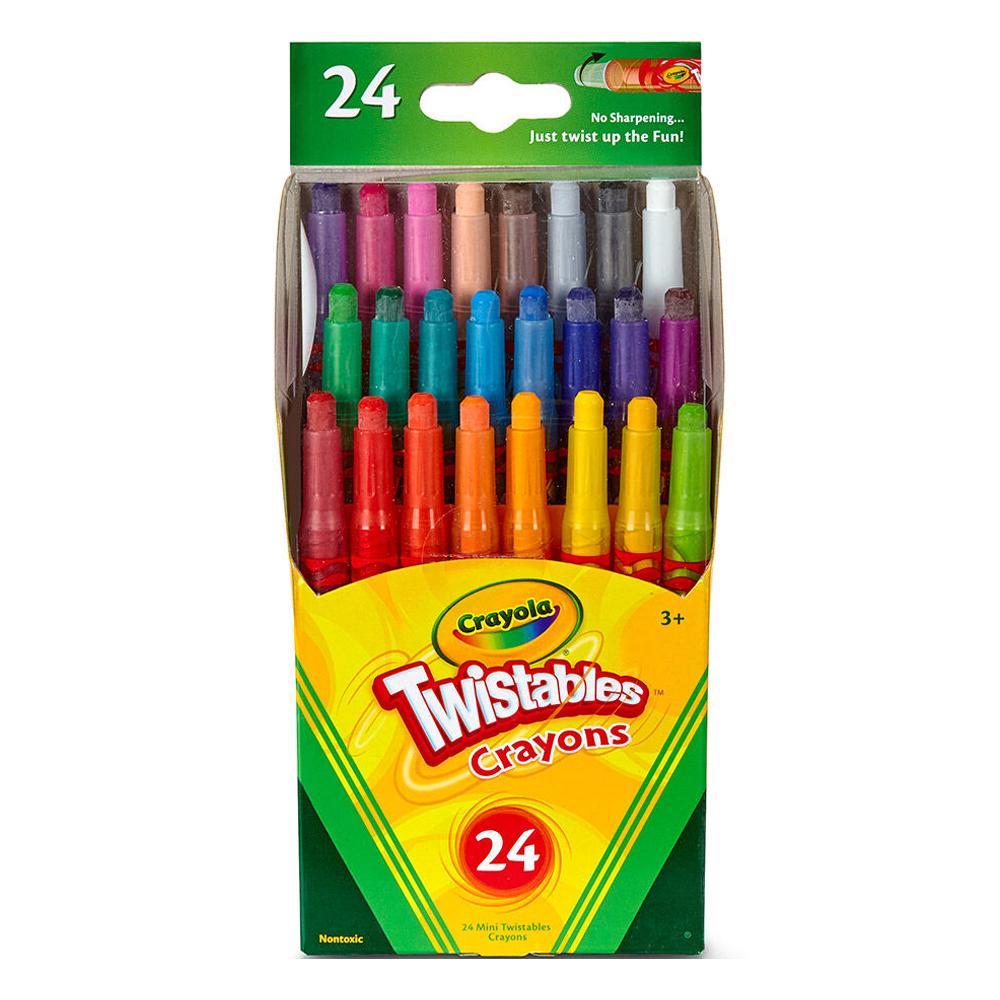 Kredki świecowe bez temperowania dla dzieci Twistable Crayola 24 kolory