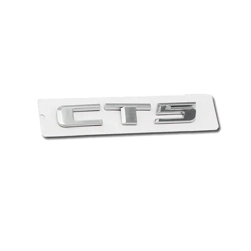 For Cadillac CT5 AWD 25T 28T 40T ABS Car Front Grille Emblem Cover Rear Trunk Badge Stickers Tail Displacement Decal Accessories