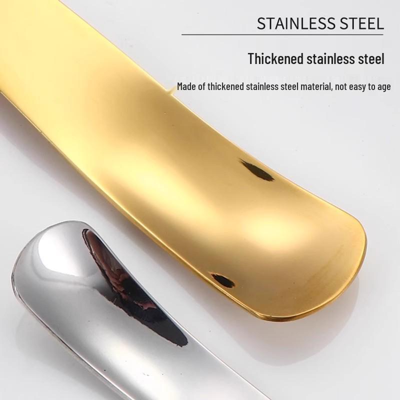 Łyżeczka deserowa ze stali nierdzewnej z długą rączką: Idealny do jogurtu, kawy i lodów, jakość spożywcza.