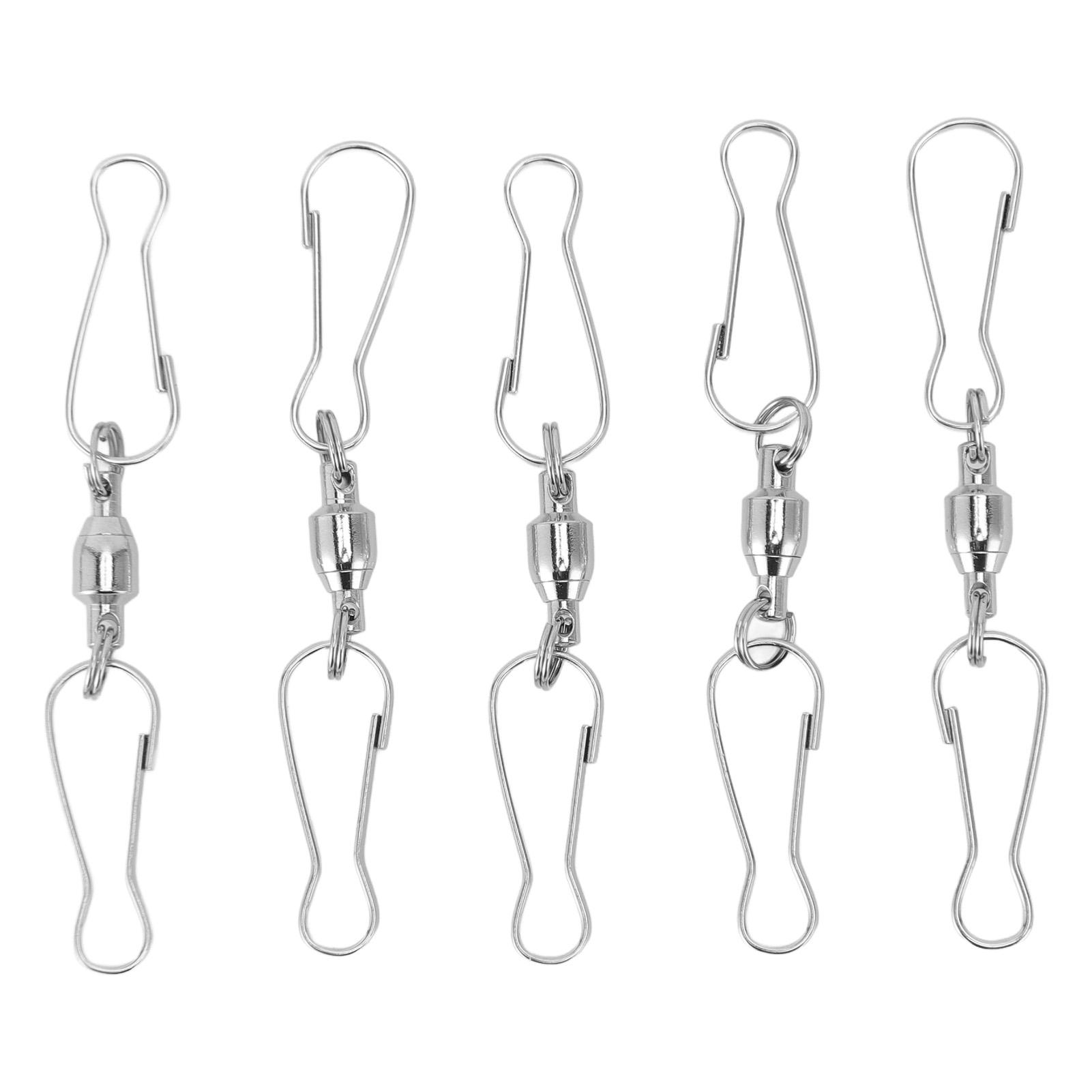 

20 шт. зажимов для ветроуказателя из нержавеющей стали с вращением на 360 градусов, двойной зажим для ветроустановки, вешалки для ветроустановки серебряный