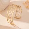 6Pcs Geometric Back Collar Bracelet Earrings Ring Arm Bracelet Women's Jewelry Fashion Set