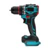 10mm 2-Speed Cordless Brushless Electric Drill Metal Chuck Screwdriver Home DIY Tool For 18V Battery(No Battery)