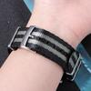 Cinturini per Orologi 20mm Cinturini in Nylon per Omega 007 per Seamaster 300 Anello Singolo Tela Militare Braccialetti di Ricambio Cinturini Sportivi per Polso