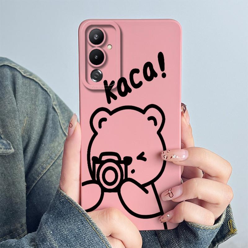 For Tecno Pova 4 Phone Case LG7n Back Cover Silicone Sweet Painted Cartoon Shell Funda Lovely Printed Protective Coque Casing