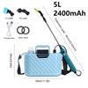 Shoulder Style Electric Sprayer 5L Watering Can With Spray Gun Automatic Garden Plant Mister USB Rechargeable Irrigation Tool