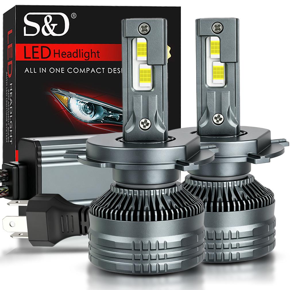 2Pcs H7 H4 Led Headlight Bulbs 6000K H1 H3 H8 H11 Led 9005 HB3 9006 HB4 Auto Lamp 9012 Hir2 High Power 140W 60000LM Canbus CSP Chips Headlamp
