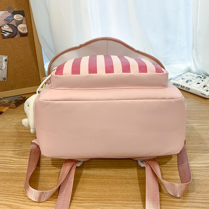 Backpack Women's Colorblock Student Schoolbag Campus Backpack