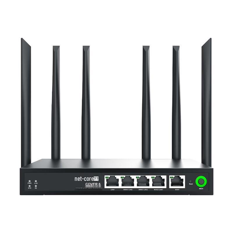 

Netcore Enterprise WiFi 6 Gigabit Wireless Router (CN version)