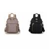 Multi-functional Solid Color Shoulder Bag Oxford Cloth Retro Backpack Simple Luxury Backpack  Lady