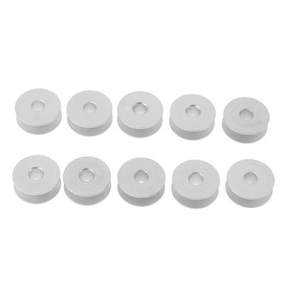 Bobine in alluminio industriale da 10 pezzi 21 mm per macchine da cucire Singer Brother