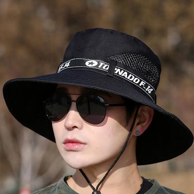 Sun Protection Fishing Hat Summer Breathable Mesh Camping Hiking Caps Anti-Uv Sun Hat Mountaineering Caps Men'S Panama Hat
