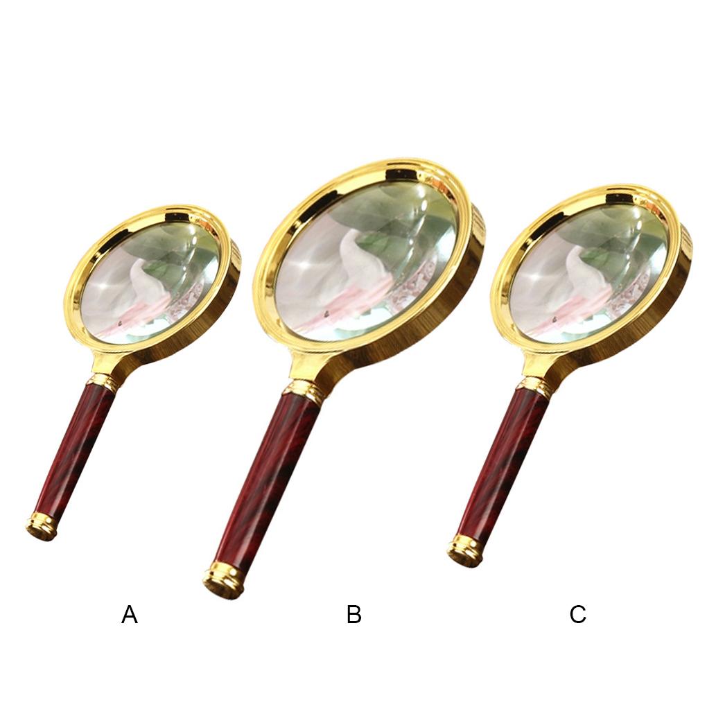 10x Reading Magnifiers Useful Premium Glass Material Portable Loupe Multi-functional Easy To Use Simple Watching Tool Jewelry