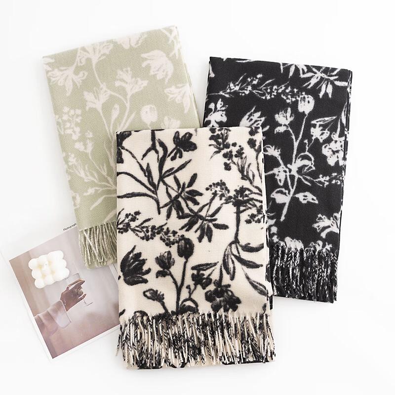 Printed Autumn Winter Scarf Shawl