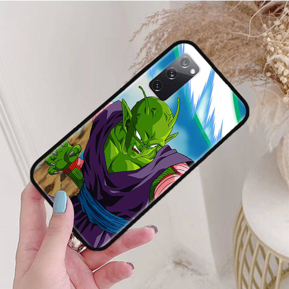 Black Case for iPhone 16 15 Plus 14 13 12 11 Pro 8 6 SE XR XS Max P30 Nova 5T Y5P Y6 Y7 Y8P Y9 Realme C30 C33 C31 W-88 Dragon Ball Cartoon