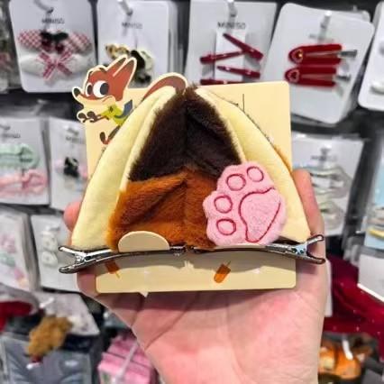 Cute Judy Rabbit Police Officer Plush Hat Hairpin For Kids And Adults, Hairpin And Hairband Decor For Kidsations