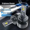 High-Power 100W LED Car Headlight Bulb (H4/H7/H1) for Vehicle Modification