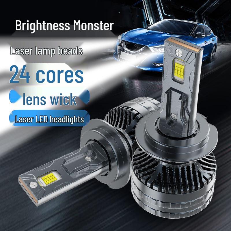 High-Power 100W LED Car Headlight Bulb (H4/H7/H1) for Vehicle Modification