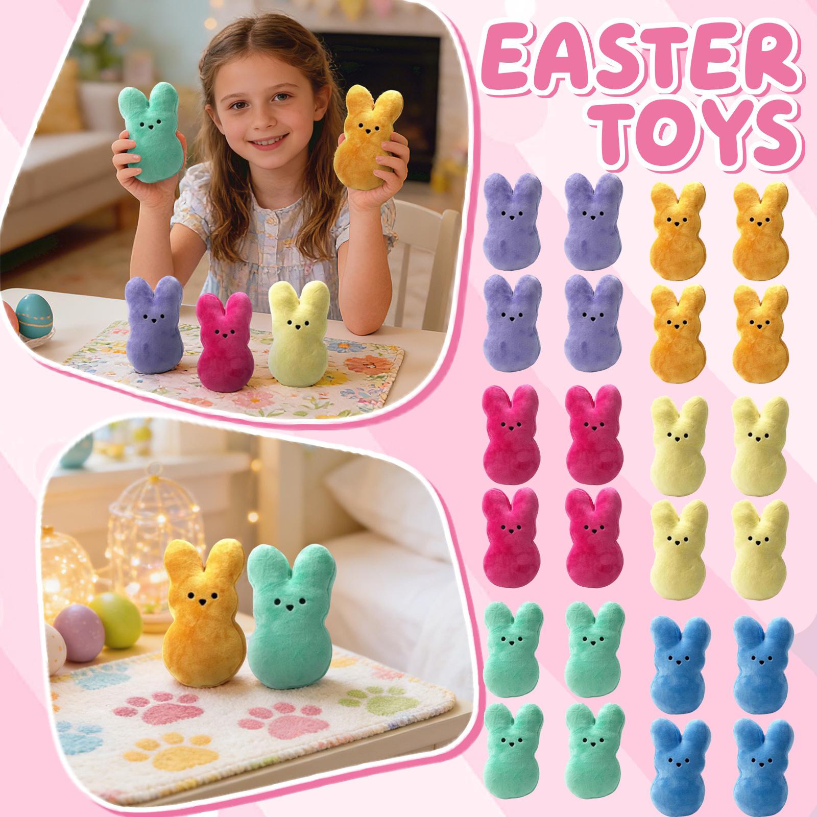 

24-Piece Easter Bunny Plush Toy, Holiday Decoration Doll, Children s Gift One Size