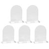 5 Set DIY Acrylic Blank Wedding Table Sign with Holder Kit Event Party Signs Supplies for Christmas Birthday Party